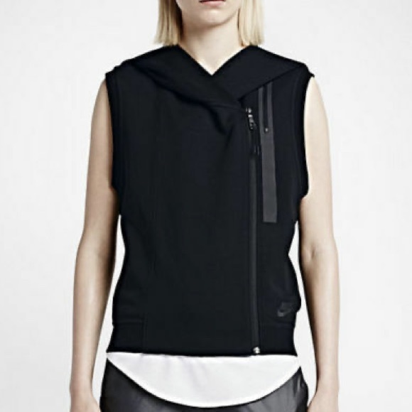 Nike Women's Sleeveless Tech Fleece Carbon black - Picture 3 of 3